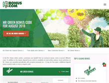 Tablet Screenshot of mr-bonus.com